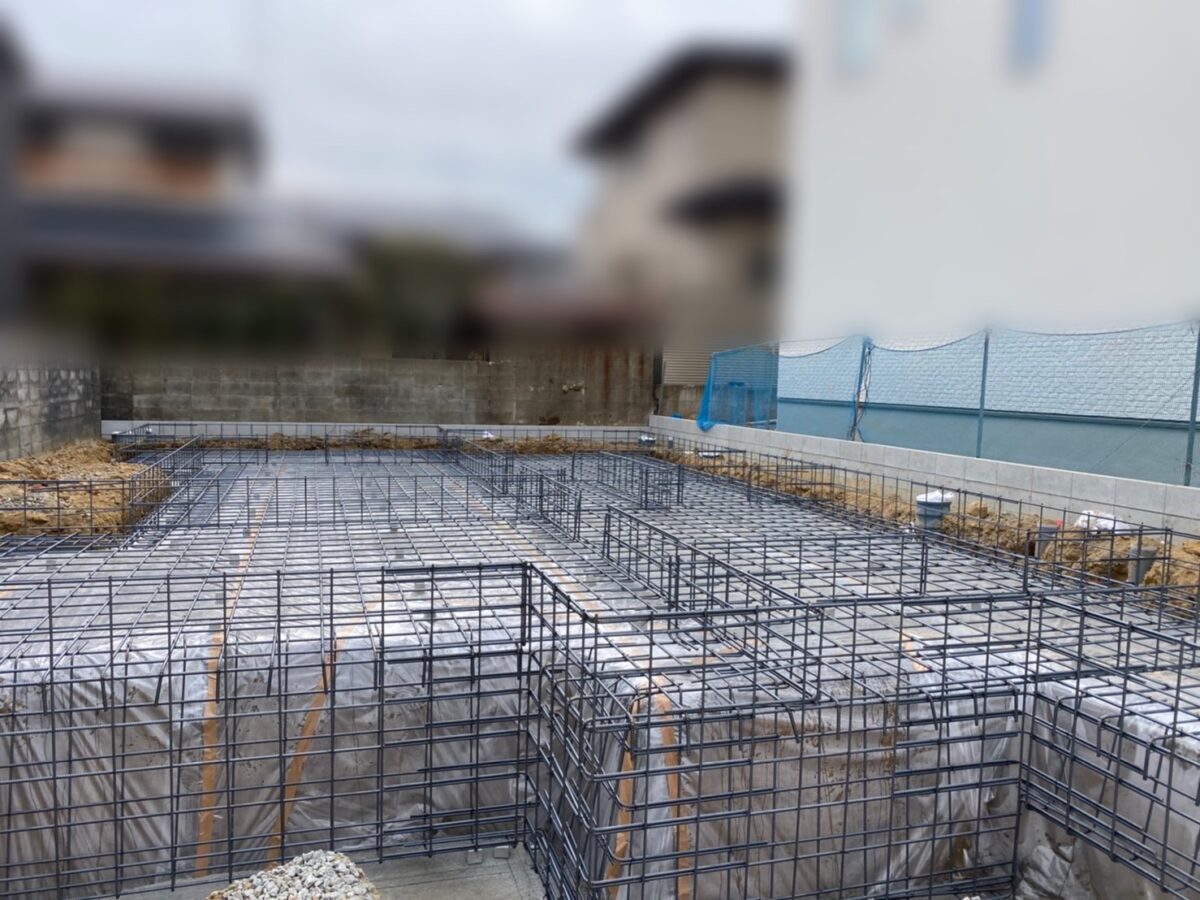 鉄筋工事　京都市3月1日