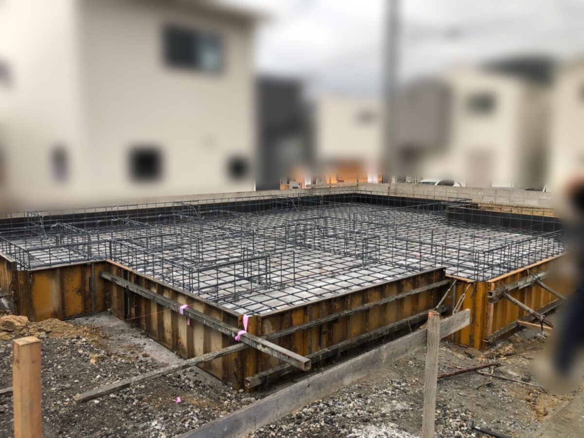 鉄筋工事　大津市3月5日