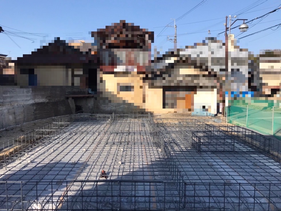 鉄筋工事　湖南市3月8日