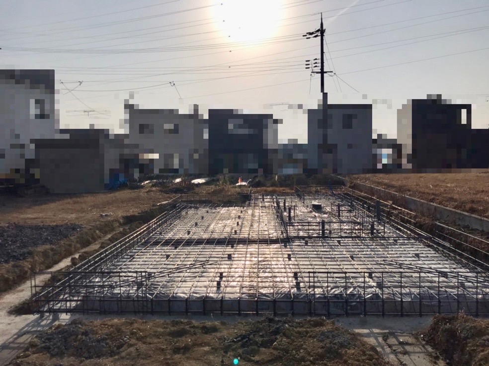 鉄筋工事　大津市3月10日